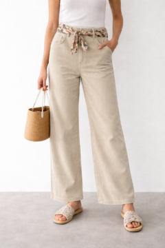 VELVET OFF WHITE PANT