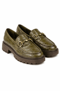 LOAFER CROCO GREEN