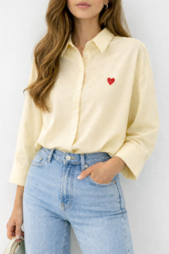 AMOUR BUTTER YELLOW SHIRT
