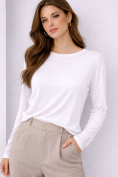 SEE THROUGH WHITE SWEATER