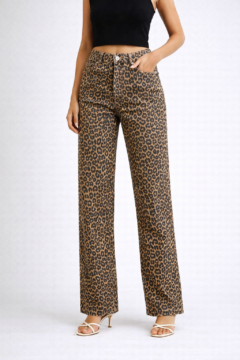 Leopard wide Leg