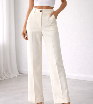 OFF WHITE PANT WIDE LEG