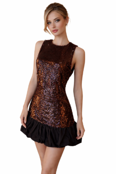 BURGUNDY SHORT DRESS