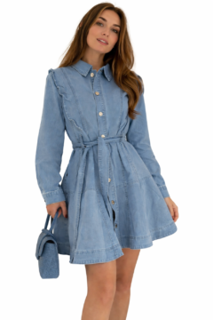 DENIM SHORT DRESS
