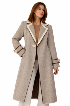 LONG BROWN COAT
