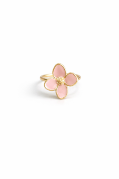 PINK FLOWER RING
