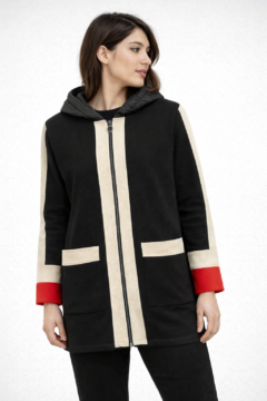 COMBINED PUFFY HOOD JACKET