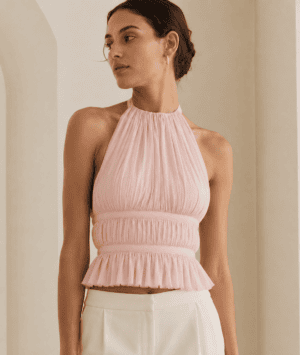 MUSLIN TOP OPEN BACK