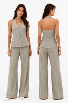 SAGE WIDE LEG