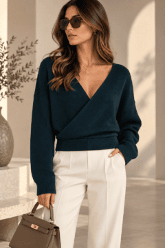 DARK GREEN X SWEATER