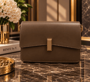 CROSS SAFFIANO LEATHER BAG